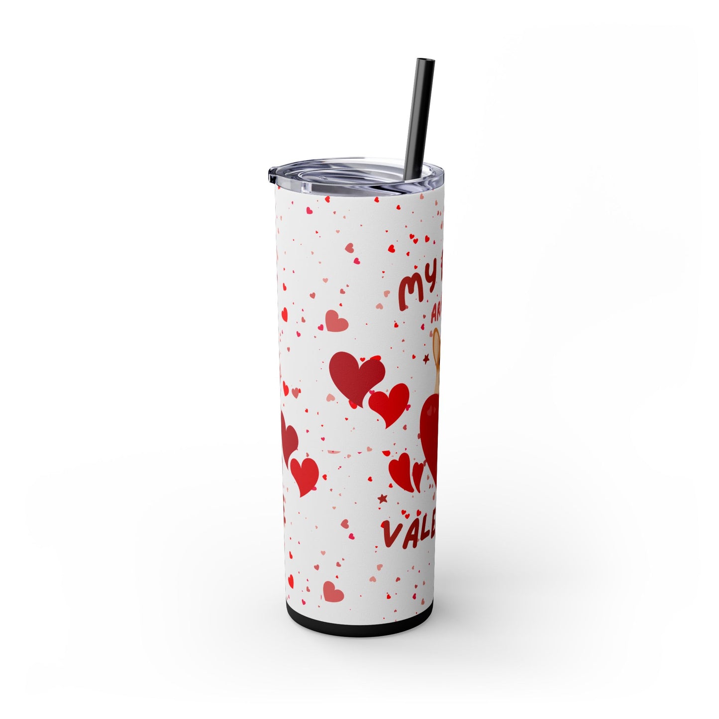 Skinny Tumbler with Straw, 20oz