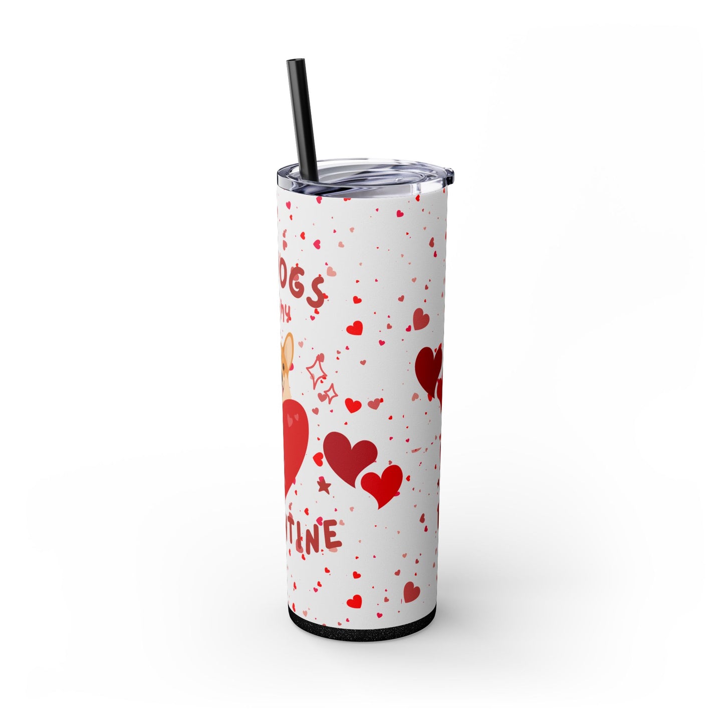 Skinny Tumbler with Straw, 20oz