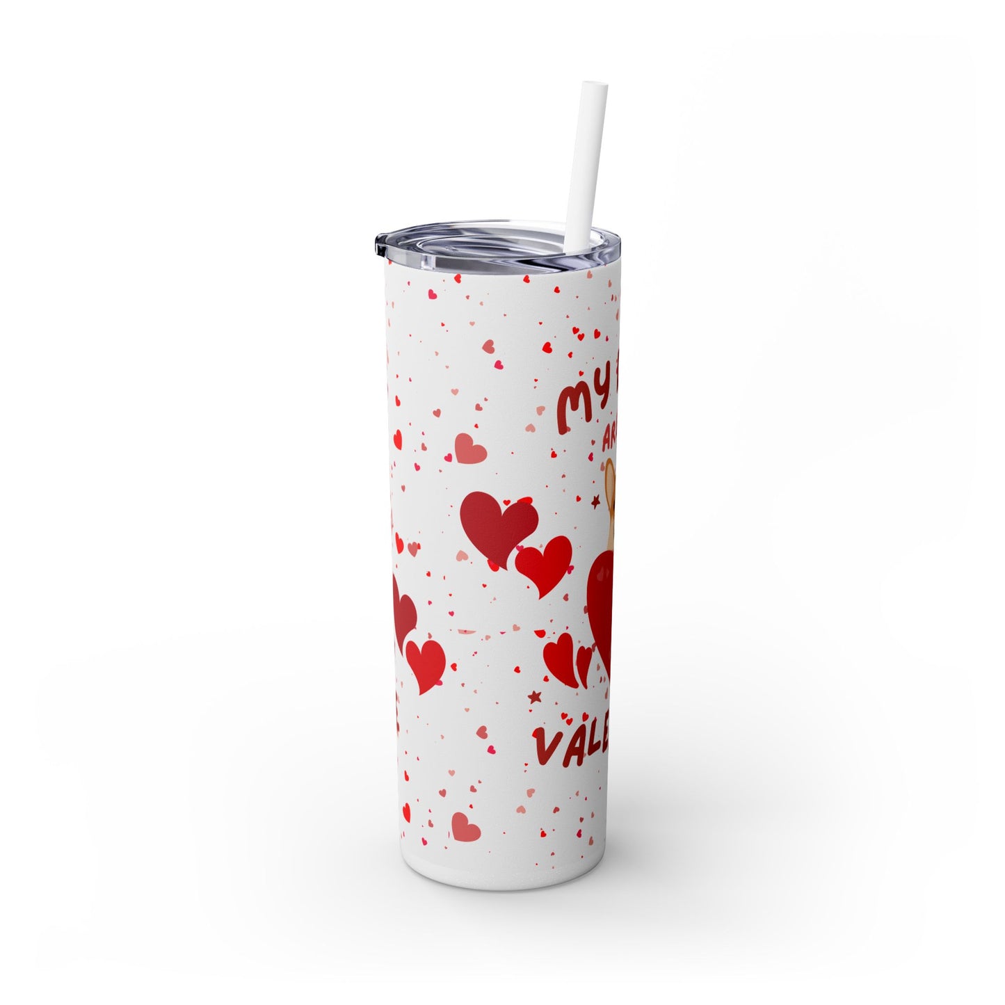 Skinny Tumbler with Straw, 20oz